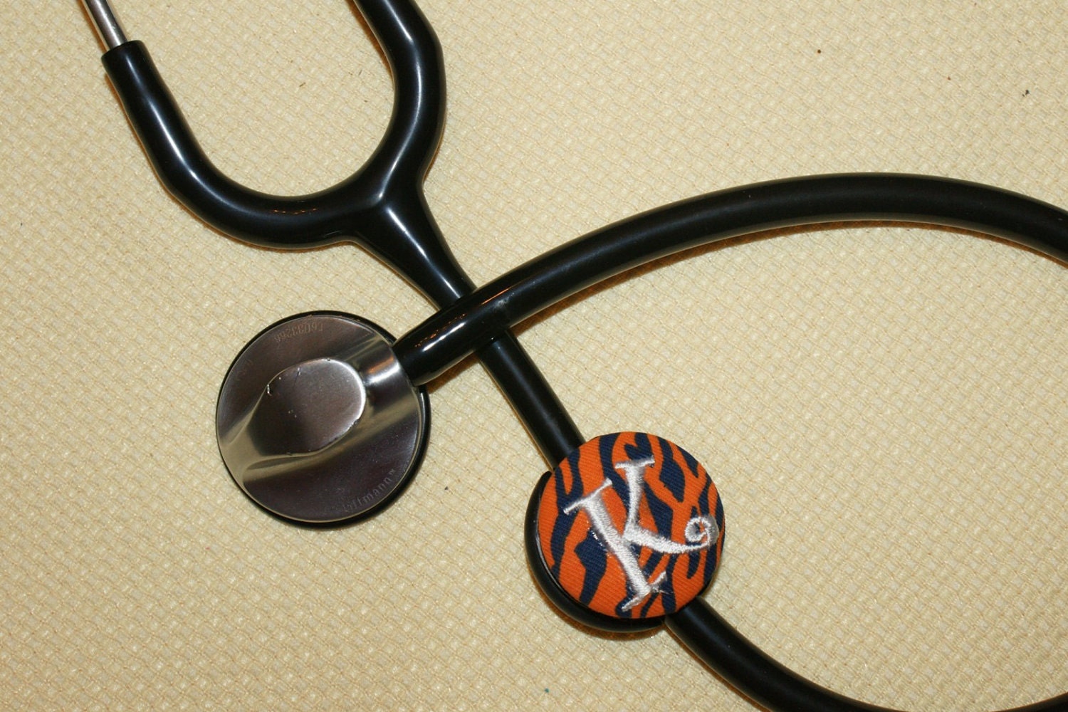 Monogrammed STETHOscope Cover, U pick fabric and letter, 160 fabric CHOICES