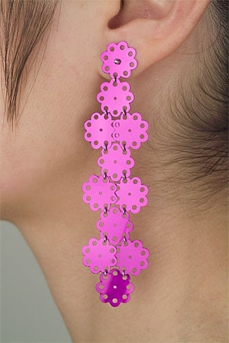 sequin long lace earrings - all colors