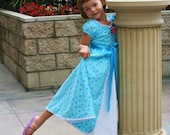 ENCHANTED Giselle dress Boutique size 12 mos to 6 years in vibrant blue floral perfect comfortable princess dress