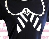Sailor T-Shirt - Nautical Anchor NAVY Tee Shirt - Choose from 1X or 2X
