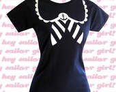 Womens Sailor T-Shirt - Nautical Anchor NAVY T-Shirt - Choose from S, M, L XL