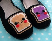 Peanut Butter & Jelly Mary Jane Shoes - size 8