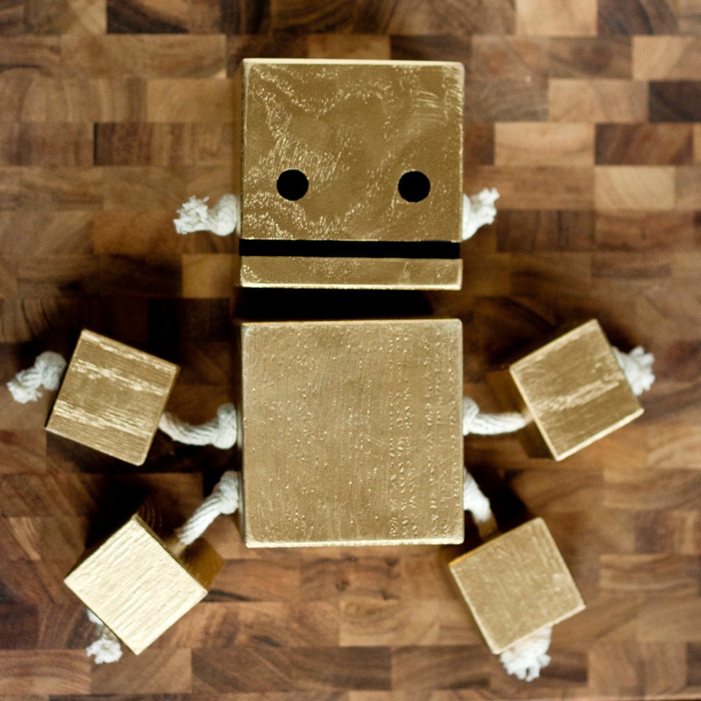 Goldieblocks- Limited Edition Toy from Reclaimed Wood