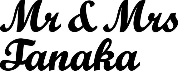 Mr and Mrs custom wedding sign reserved for Hazuki