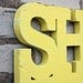 Shut the front door 18x22 handmade wood sign in any color - wall decoration for vintage or modern decor