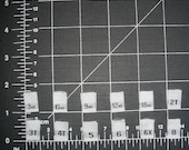 50 Woven Size Tags - MIXED LOT - You choose 50 tags from sizes 3m 6m 9m 12m 18m 2t 3t 4t 5 6 6x 8
