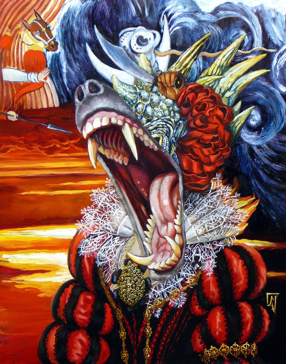 St. RAGE, 13 x 19 inches, Hand Signed and Numbered Edition of 50
