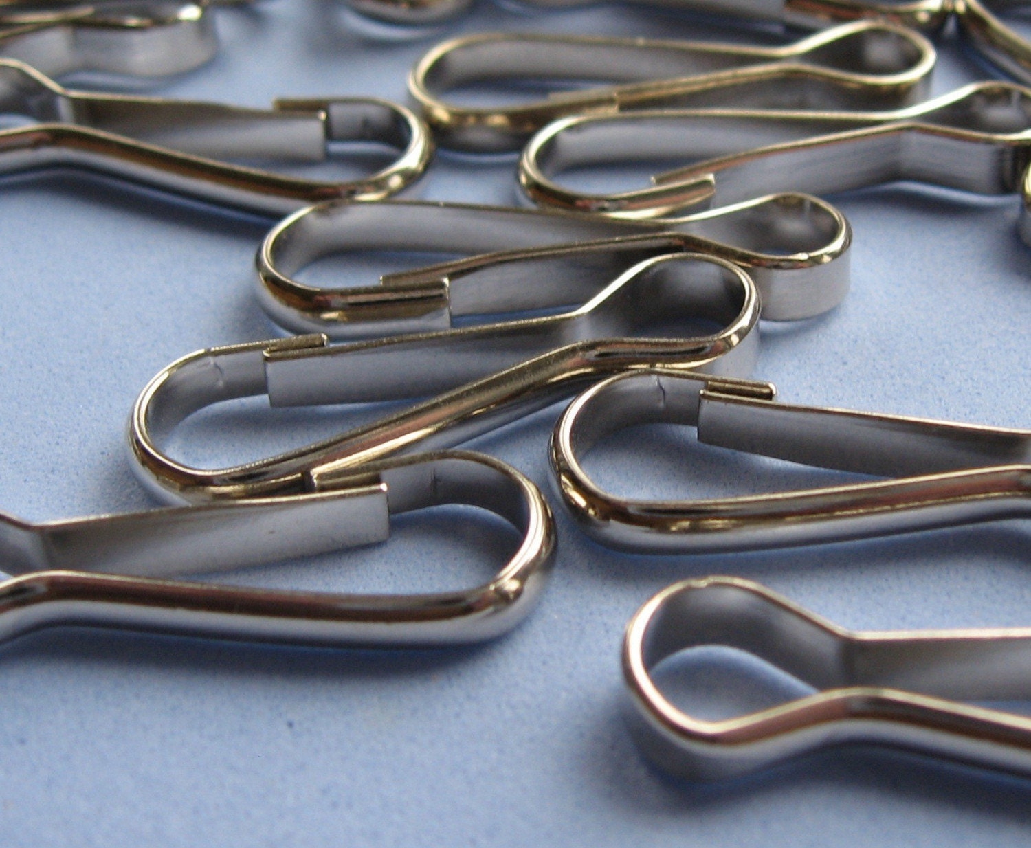 Hooks For Lanyards 1" Metal Nickel Finish