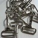 Snap Hooks One Inch Nickel 10 Pieces