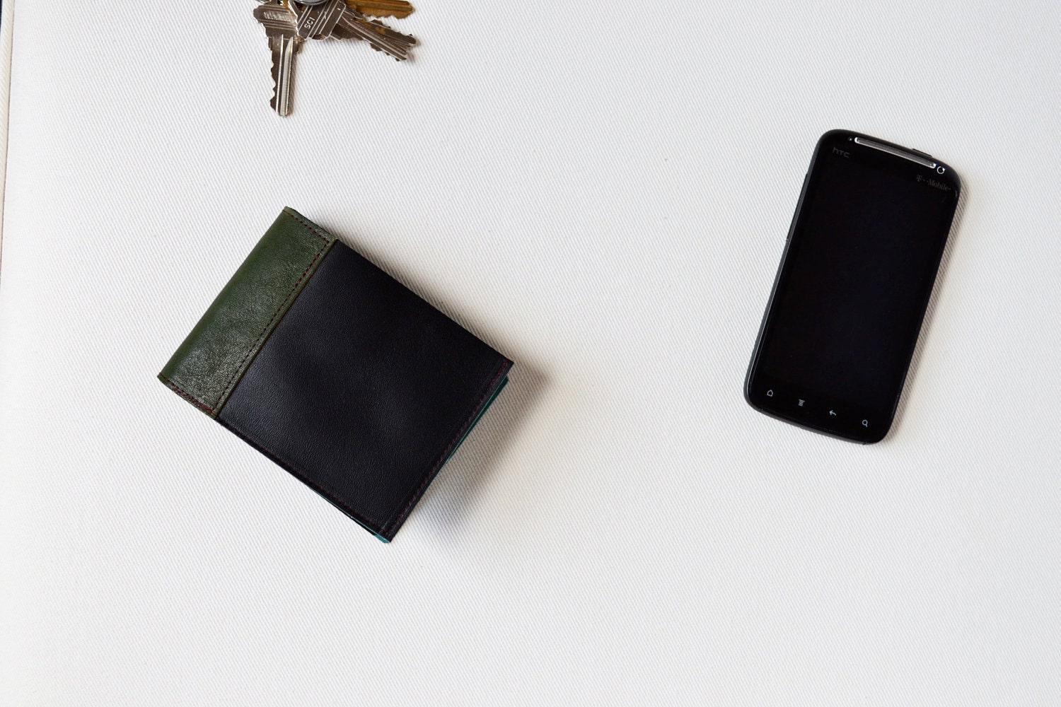 Mens Leather Wallet - The Frankie Wallet in Black