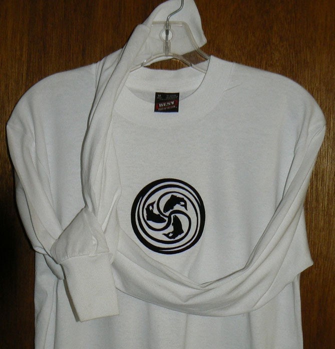 Celtic Salmon Circle Long Sleeve Tshirt