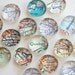 Vintage Map Magnets - NEW Set of Eight (you pick the regions) Perfect customized, personalized gift