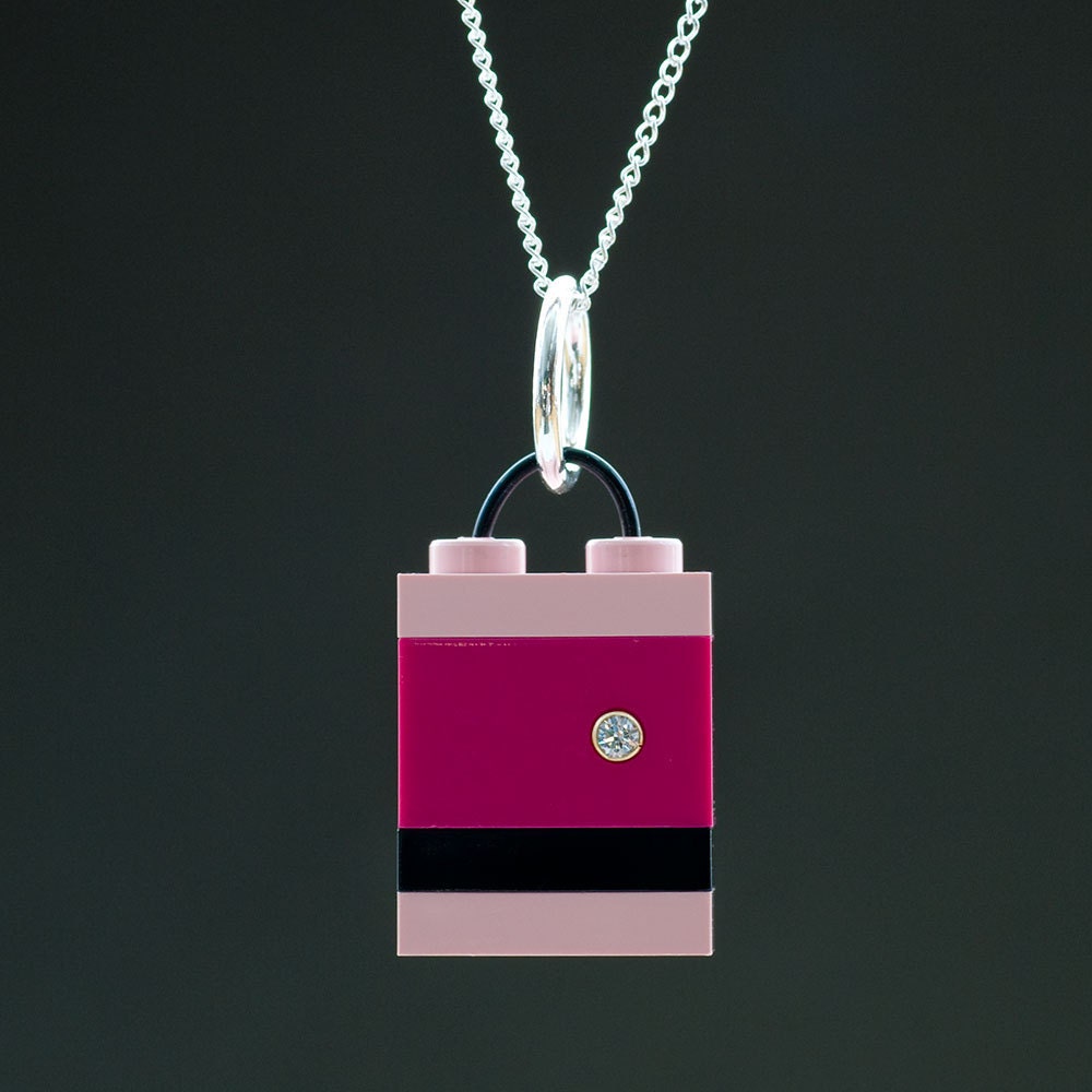 licorice lego pendant