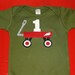Little Red Birthday Wagon Short Sleeve