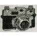 Cool Cross Stitch Pattern- Vintage Retro Black and White Kodak Camera