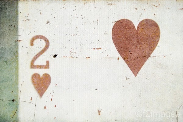4x6 Two Hearts