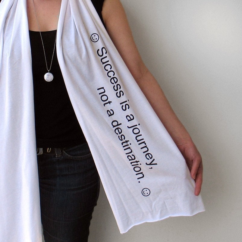 SALE Giant Fortune Scarf ... ( Success is a Journey )