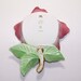 Vintage PY Anthropomorphic Red Rose Wall Pocket