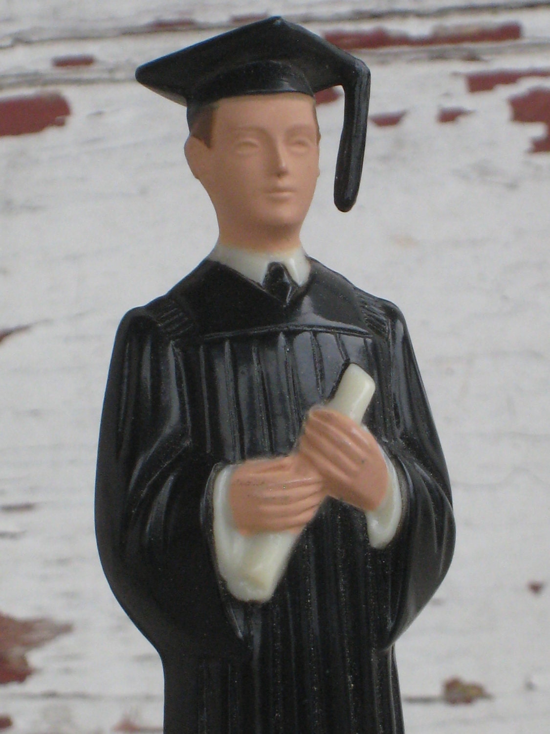 Vintage Cake Topper 1960s Graduate (3491-W)