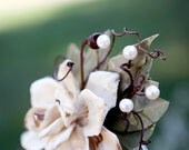 woodland rose hair comb, bridal hair accessory - COSGROVE