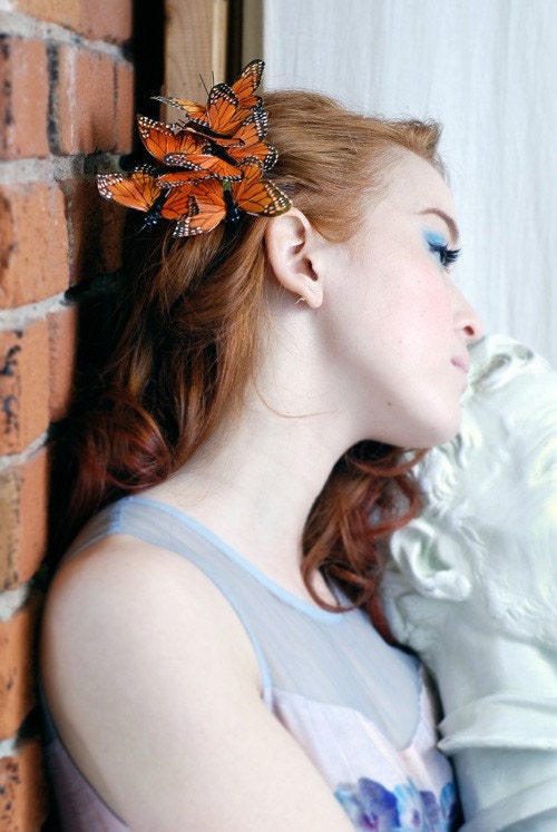 cocoon - butterfly hair comb