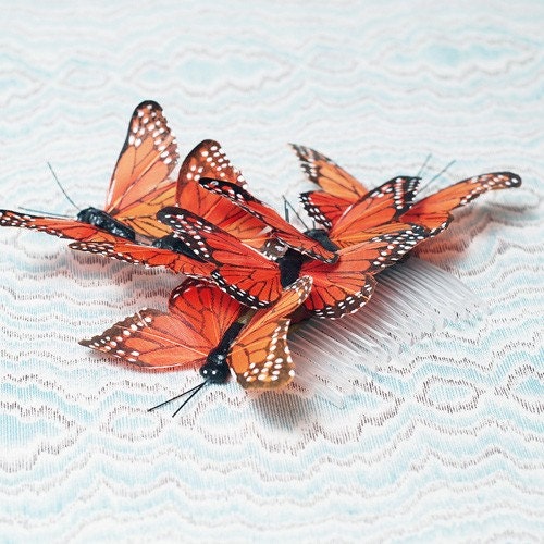 cocoon - butterfly hair comb
