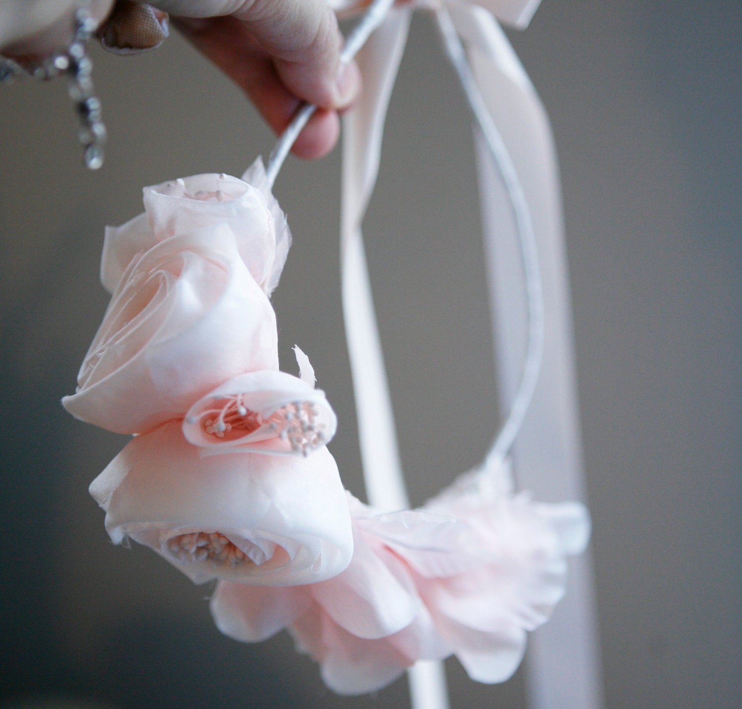flower crown 'patisserie' pink floral