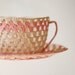 RESERVED till MONDAY for thevintagewhisperer - cuppa - vintage crochet cup and saucer