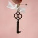 key to my heart boutonniere - wedding accessory groom