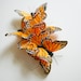 butterfly hair comb 'COCOON' wedding accessory, bridal head piece