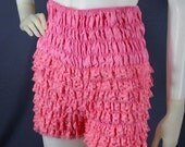 SALE Hand Dyed Pink Rhumba Pettipants Bloomers, Medium - Vintage Lingerie