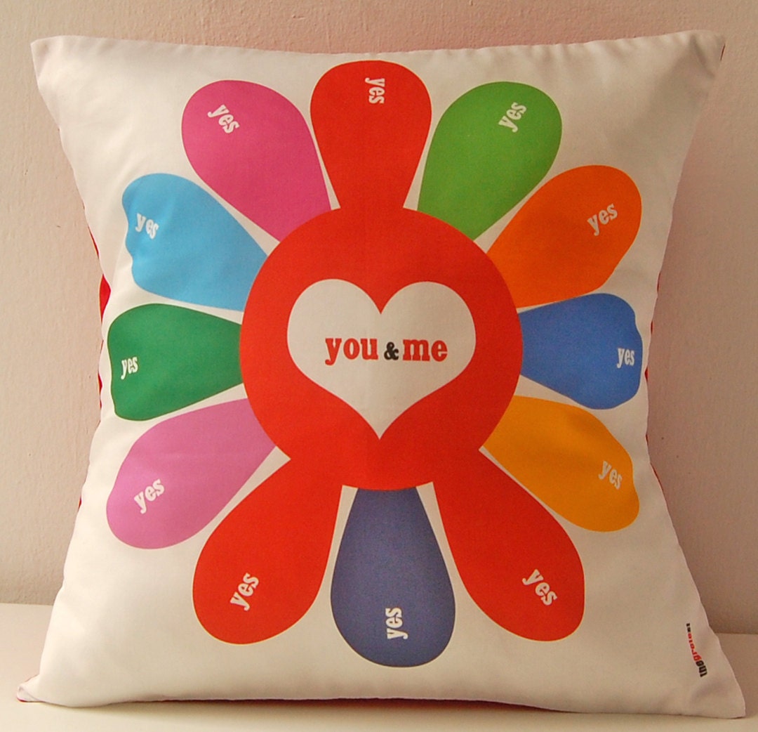 Flower Pillow Cover Cushion Cover Daisy Scandinavian Pillow