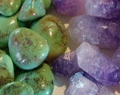 Soap (The Combo) Tumbled Turquoise Soap and Amethyst Crystal Soap