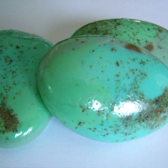 3 oz. Soap / Tumbled Turquoise Rock Soap