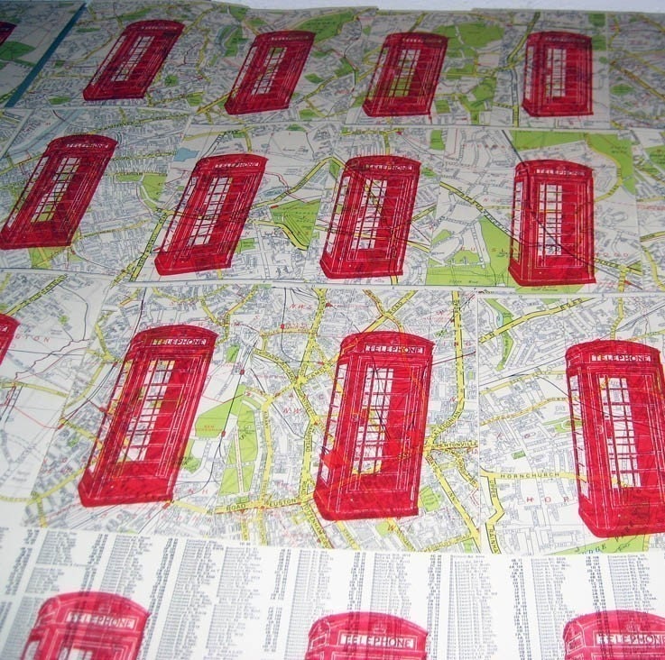Red Telephone Box - art print