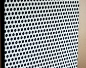 Fabric Covered Magnet Board (20x20) in Navy Blue Dots