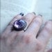 Sterling Ring - Pink Glass - Roseus - Medieval Inspired, Latin