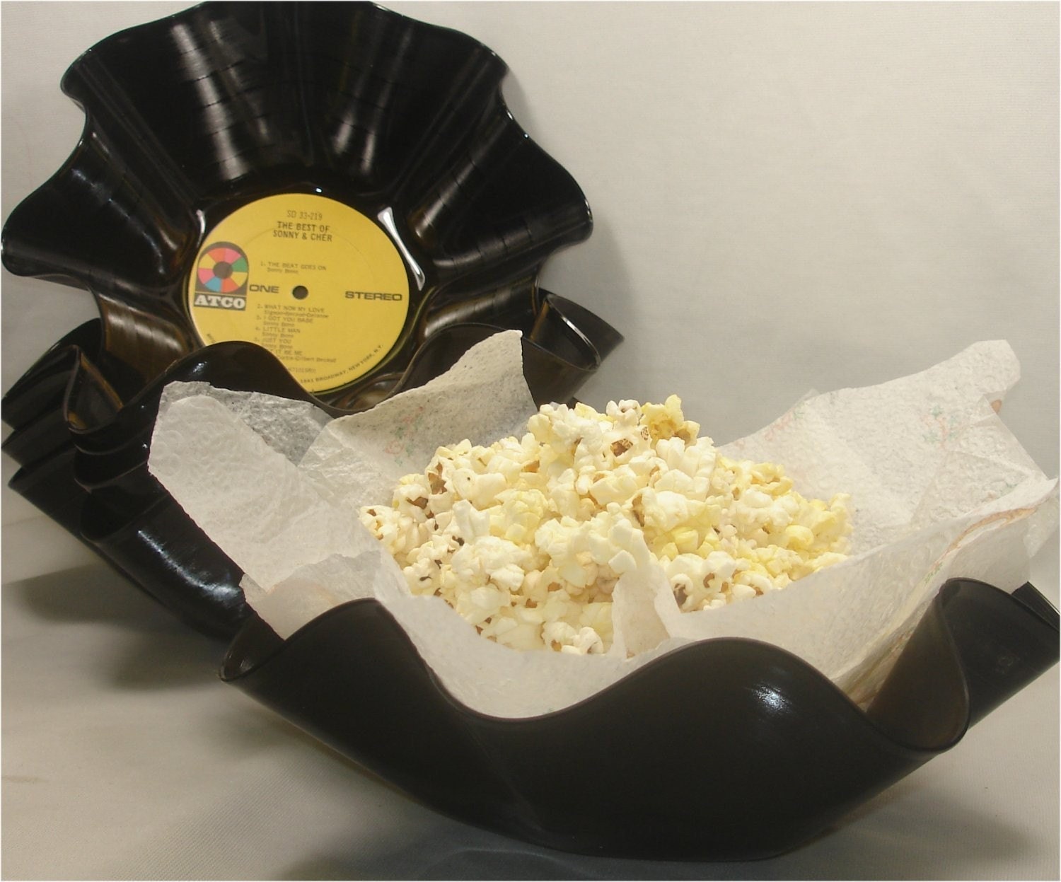 Recycled Record Bowls 10 Pack - FREE  SHIPPING - Holiday Special