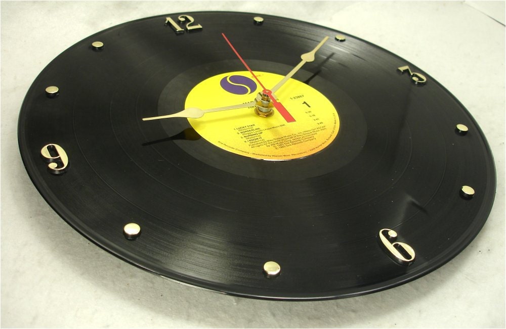 MADONNA Record Clock - 1983 Debut - LP Vinyl Record Clock