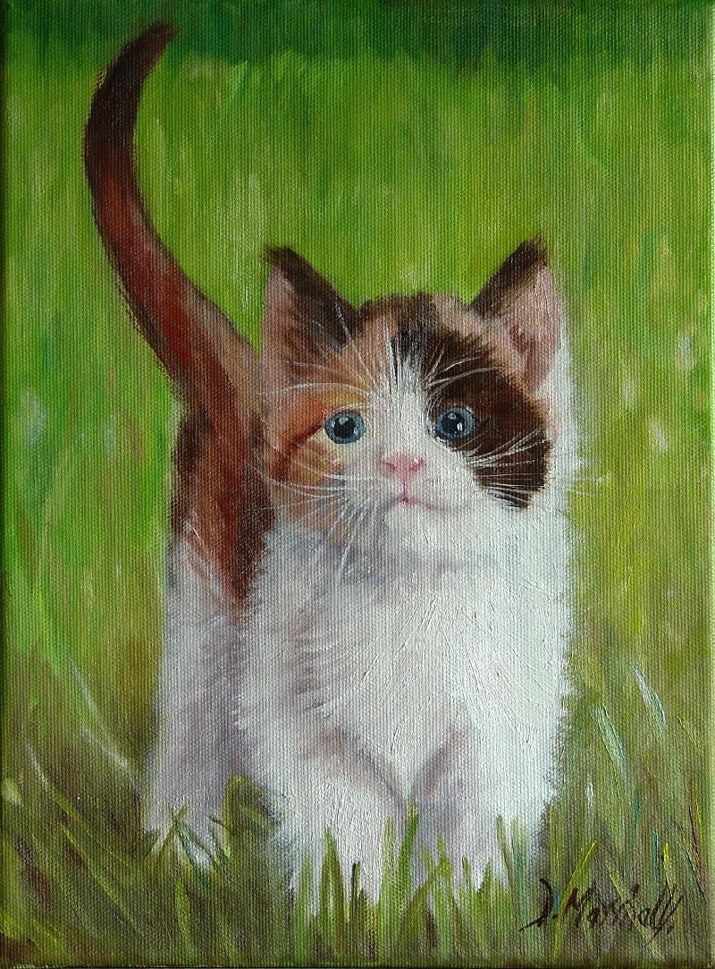 Adorable - original oil painting