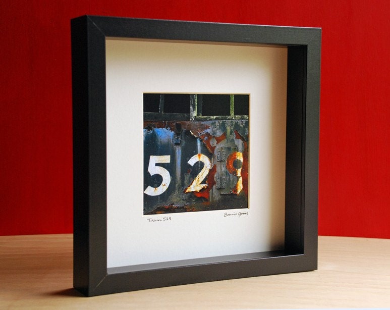 Train 529, framed print (SALE)