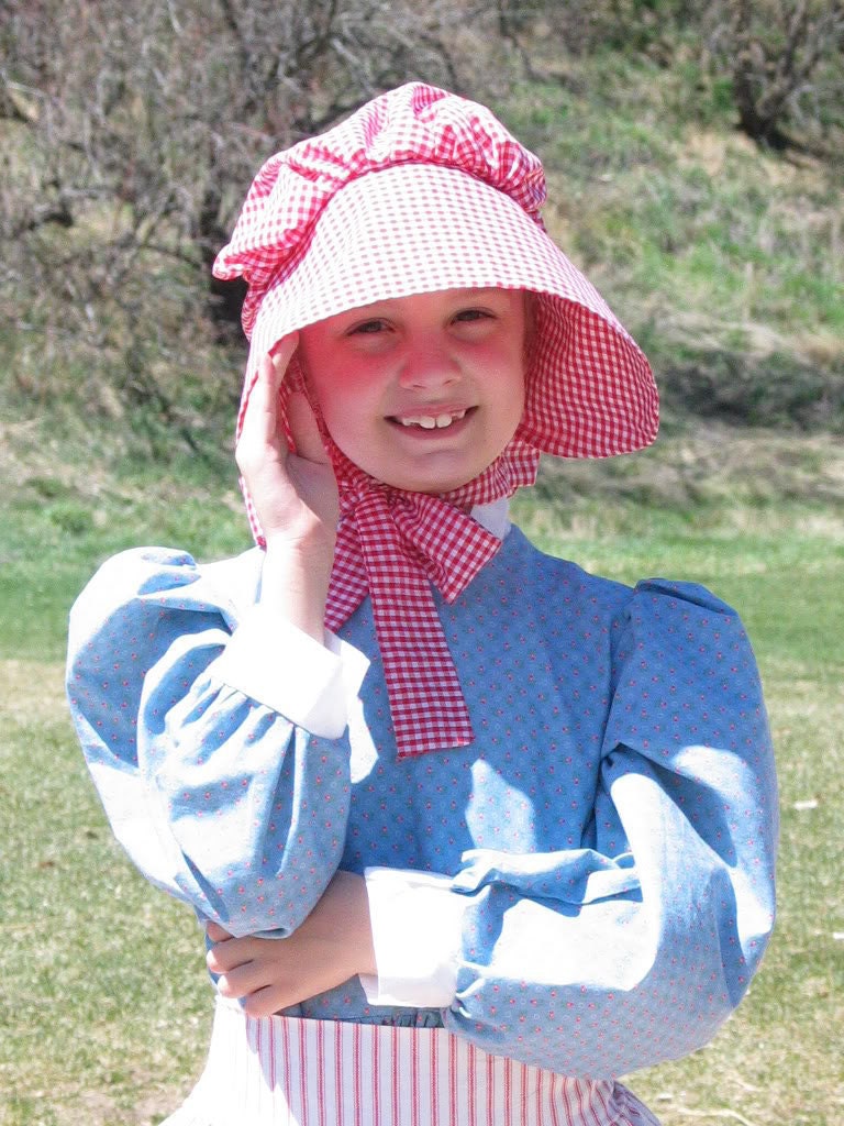 Girls Pioneer Dress /American girl Kirsten costume..Meet Dress for Girls sizes 4 to 14