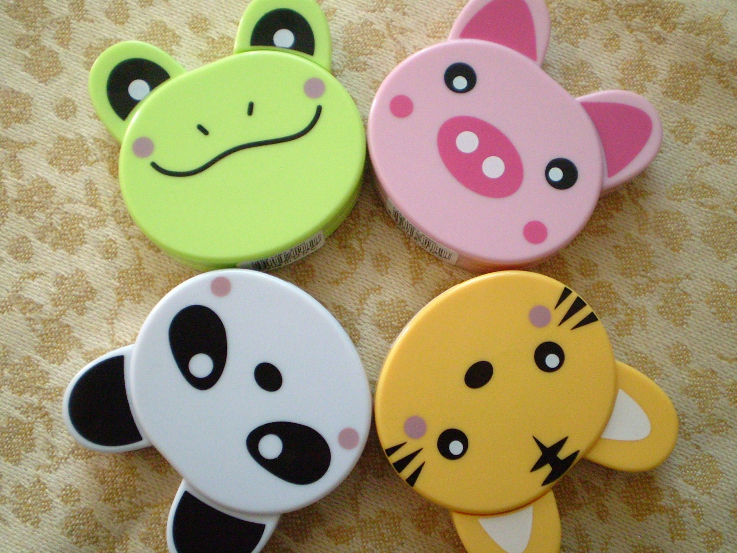 4 Retractable Tape Measure Assortment Set, Kawaii Patry Favors, Knitting Supplies, School Supplies