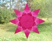 Pink Diamond Point Window Star Sun Catcher
