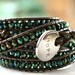 Hope Wrap Bracelet Supports Deaf Artisans  (Green Peacock)