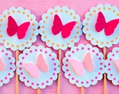 Butterfly Cupcake Toppers from Mary Had a Little Party