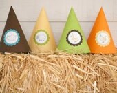 The Vintage Farm Collection - Set of Six Custom Party Hats from Mary Had a Little Party