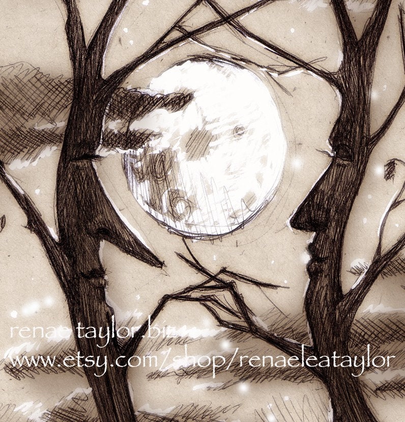 Dancing Trees.......Greeting Card by Renae Taylor
