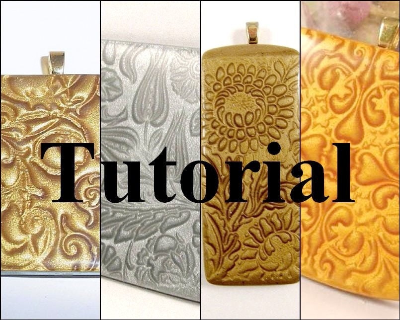 INSTANT DOWNLOAD Polymer Clay Tutorial - Achieve Flawless Mica Shift No Slicing or Compressing in a Pasta Machine Plus Mini Finishing Tut