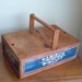 dovetailed nabisco biscuits wood box with handle